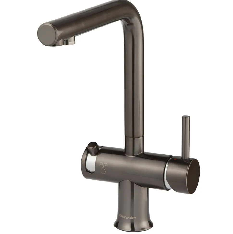 Clearwater Malin Filtered Mono Kitchen Mixer with Ultrapure Cartridge – Gunmetal