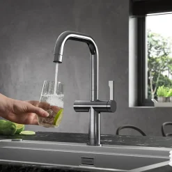 Clearwater Mariner WRAS Approved Single Lever Mono Kitchen Mixer and Cold Filtered Water Tap