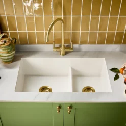 Clearwater Metro Ceramic Inset/Undermount Kitchen Sink - 796 x 462mm