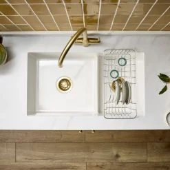 Clearwater Metro Ceramic Inset/Undermount Kitchen Sink - 796 x 462mm