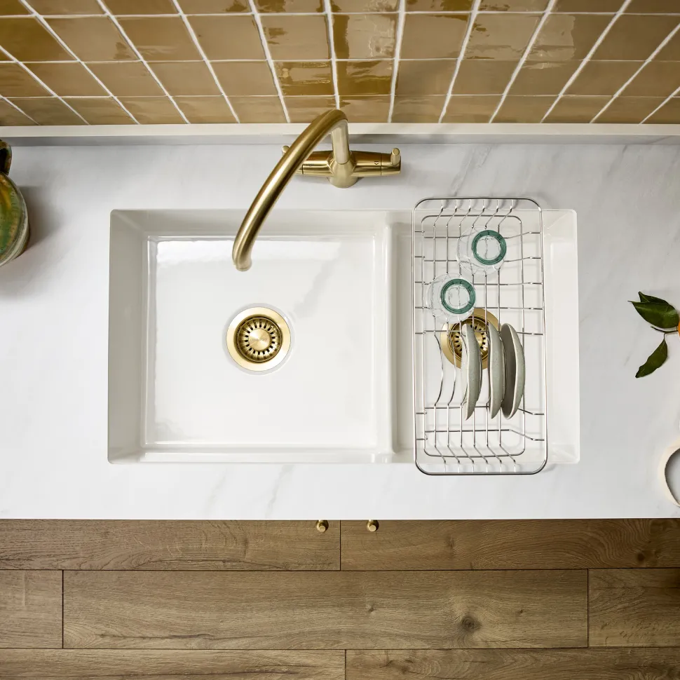 Clearwater Metro Ceramic Inset/Undermount Kitchen Sink - 796 x 462mm