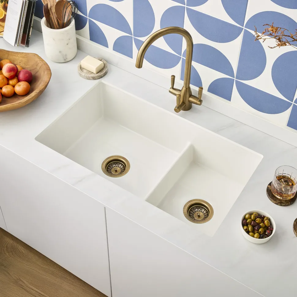 Clearwater Metro Ceramic Inset/Undermount Kitchen Sink - 796 x 462mm