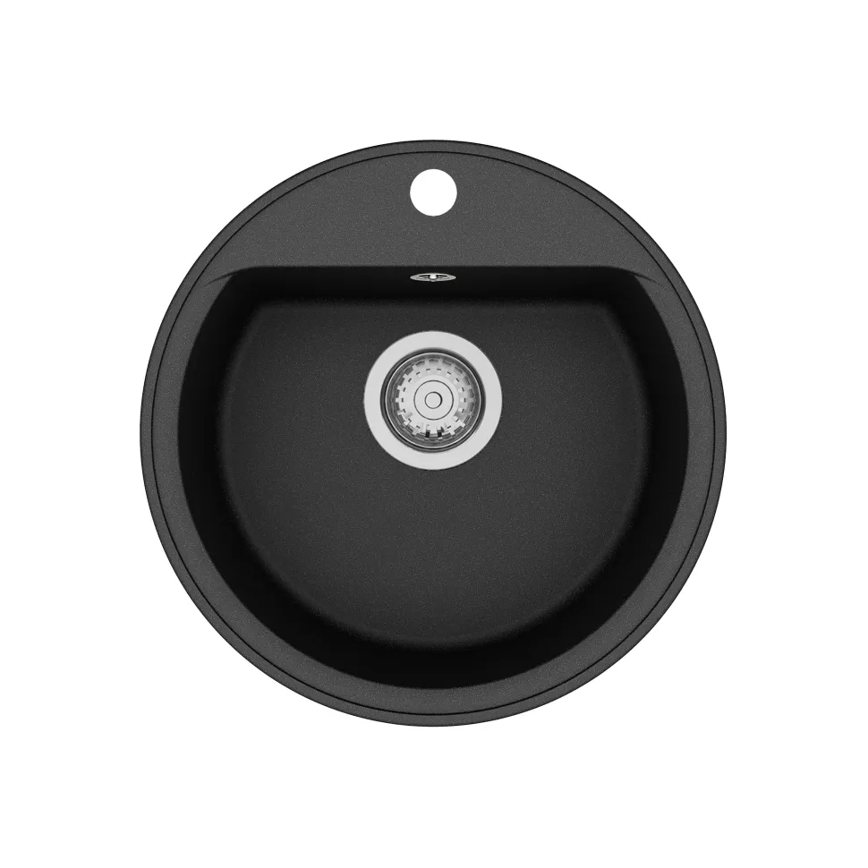 Clearwater Mio 1 Bowl Granite Composite Kitchen Sink - 450 x 450mm
