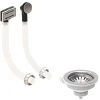 Clearwater 90mm Basket Strainer Waste & Overflow for Single Bowl Ceramic Sinks