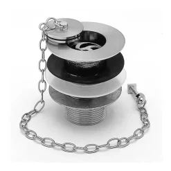 Clearwater 60mm Belfast Slotted Waste - Chrome