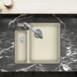 Clearwater Nova 1.5 Bowl Granite Composite Inset/Undermount Kitchen Sink - 557 x 500mm