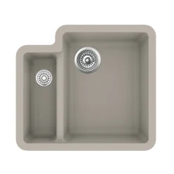 Clearwater Nova 1.5 Bowl Granite Composite Inset/Undermount Kitchen Sink - 557 x 500mm