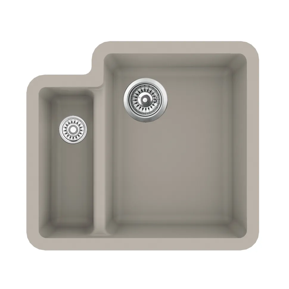 Clearwater Nova 1.5 Bowl Granite Composite Inset/Undermount Kitchen Sink - 557 x 500mm