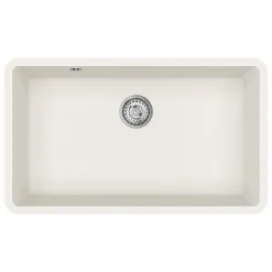 Clearwater Nova 1 Bowl Granite Composite Inset/Undermount Kitchen Sink - 810 x 480mm