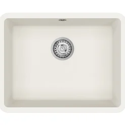Clearwater Nova 1 Bowl Granite Composite Inset/Undermount Kitchen Sink - 585 x 460mm