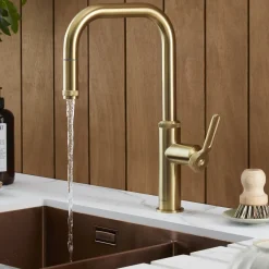 Clearwater Pioneer WRAS Approved Single Lever Industrial-Style Mono Pull Out Spray Kitchen Mixer Tap