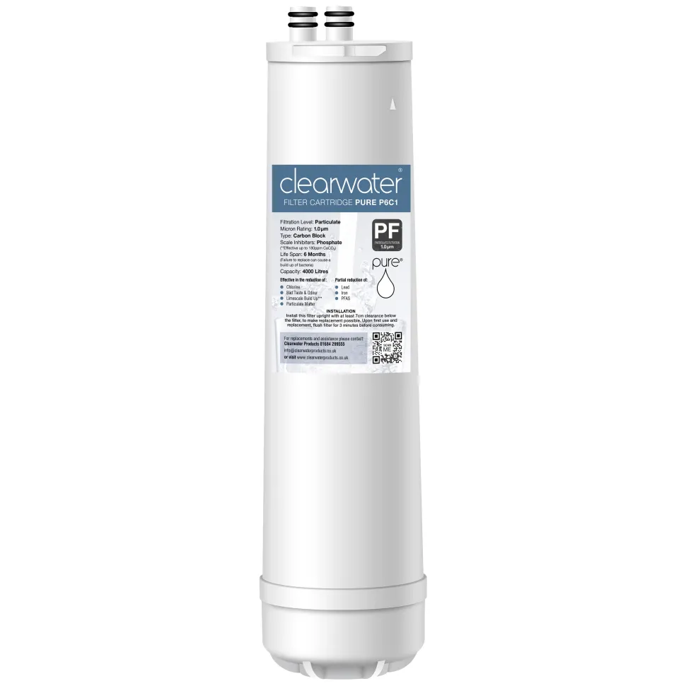 Clearwater Replacement Cartridge for Filtered Water Taps