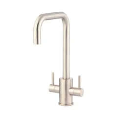 Clearwater Savita WRAS Approved Twin Lever Mono Kitchen Mixer with 'Twist & Spray' Spout