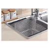 Clearwater Stainless Steel Roll Mat Sink Drainer - 300 x 430mm