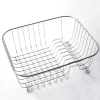 Clearwater Stainless Steel Wire Basket with Plate Rack for Ocean 3 Sink