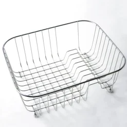 Clearwater Stainless Steel Wire Basket with Plate Rack for Ocean 3 Sink