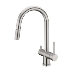 Clearwater Toledo Twin Lever Pull Out Spray Mono Kitchen Mixer and Cold Filtered Water Tap