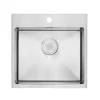 Clearwater Urban 1 Bowl Brushed Stainless Steel Kitchen Sink & Waste Kit - 540 x 510mm