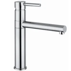 Clearwater Vegas Single Lever Mono Sink Mixer with Swivel Spout - Chrome