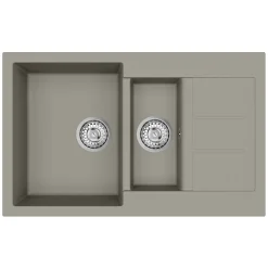 Clearwater Vesta 1.5 Bowl Kitchen Sink with Reversible Drainer - 800 x 500mm