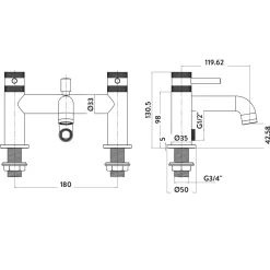 Core Bath Shower Mixer Tap