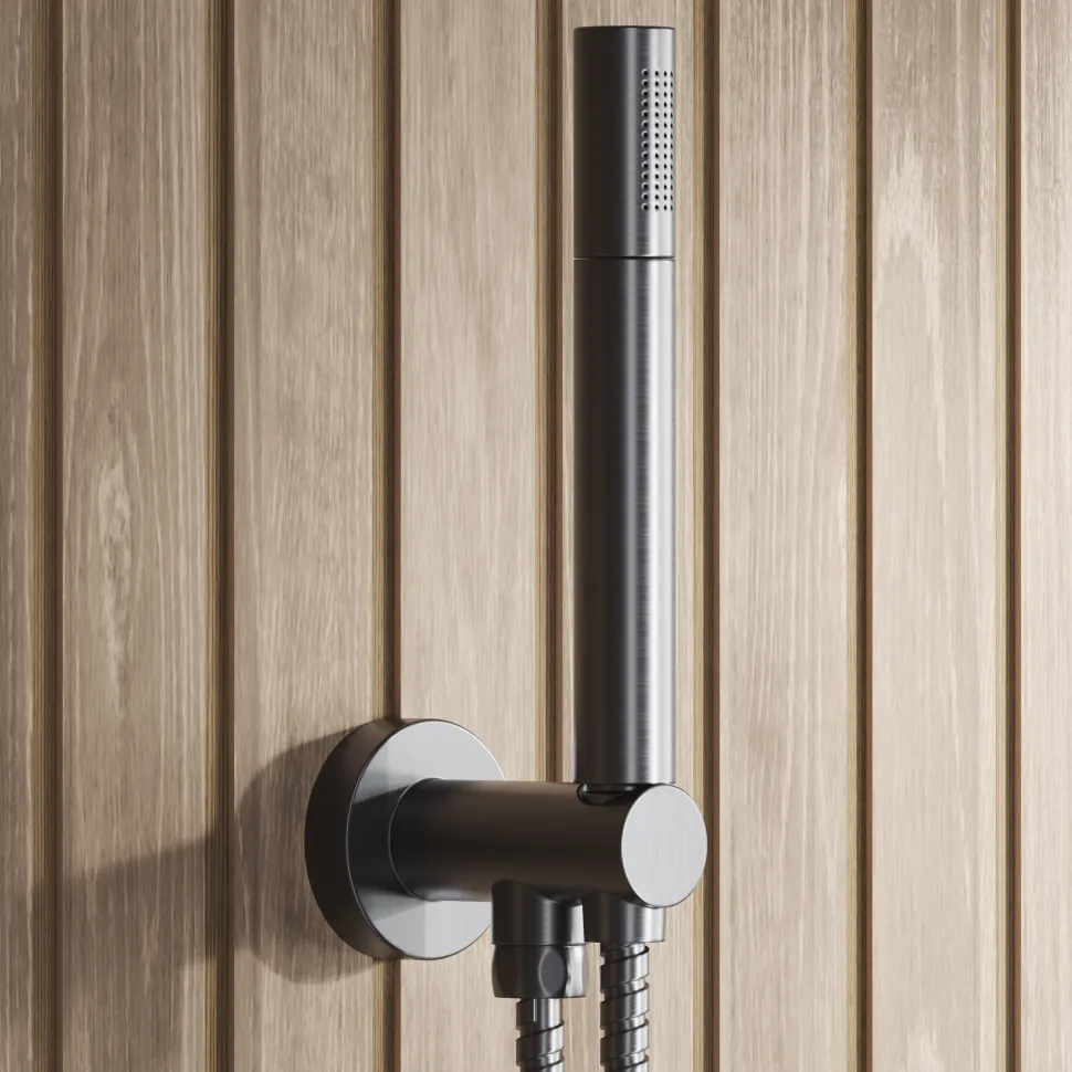 Core Concealed Thermostatic Valve, Fixed Head & Shower Handset Kit