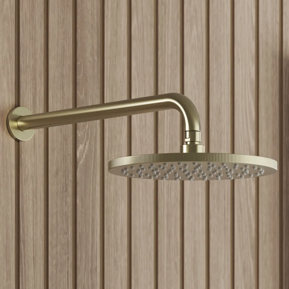 Core Concealed Thermostatic Valve, Fixed Head & Shower Rail Kit