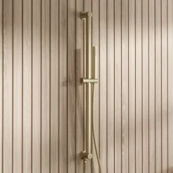 Core Concealed Thermostatic Valve, Fixed Head & Shower Rail Kit
