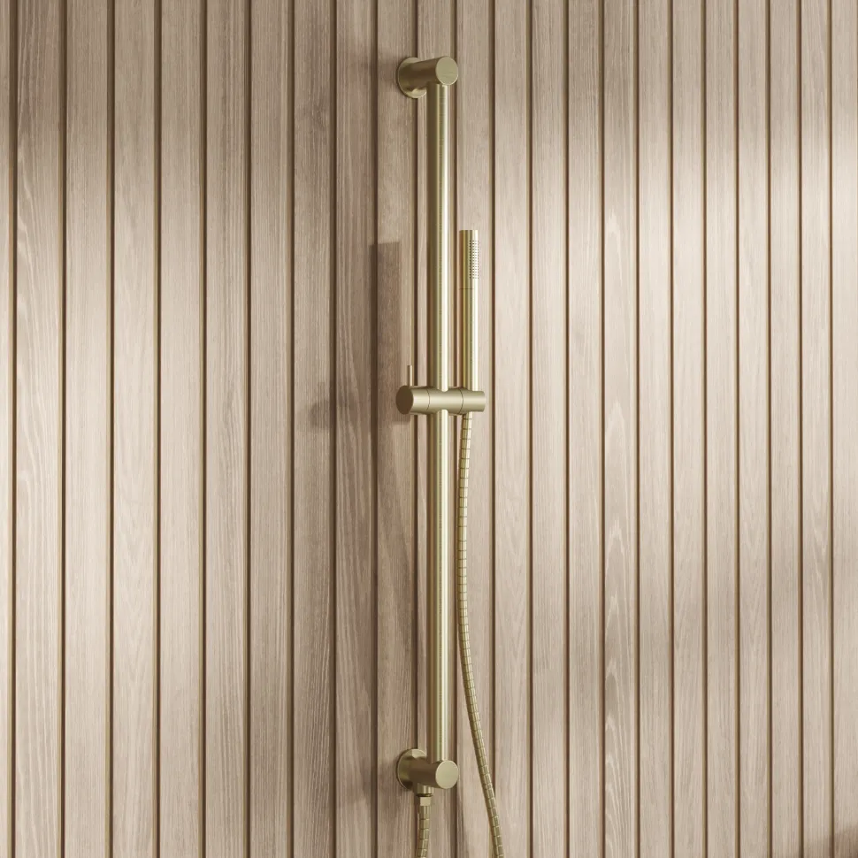 Core Concealed Thermostatic Valve, Fixed Head & Shower Rail Kit
