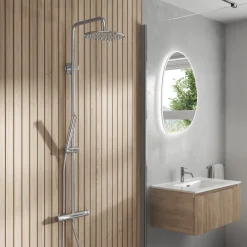 Core Exposed Thermostatic Rigid Riser Shower Kit