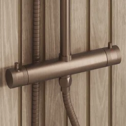Core Exposed Thermostatic Rigid Riser Shower Kit