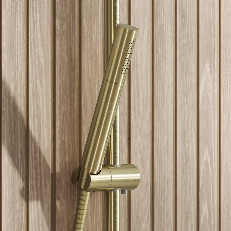 Core Exposed Thermostatic Rigid Riser Shower Kit