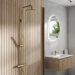 Core Exposed Thermostatic Rigid Riser Shower Kit