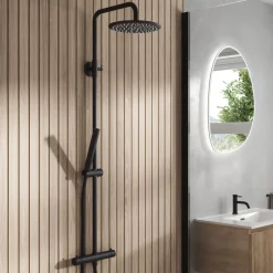 Core Exposed Thermostatic Rigid Riser Shower Kit