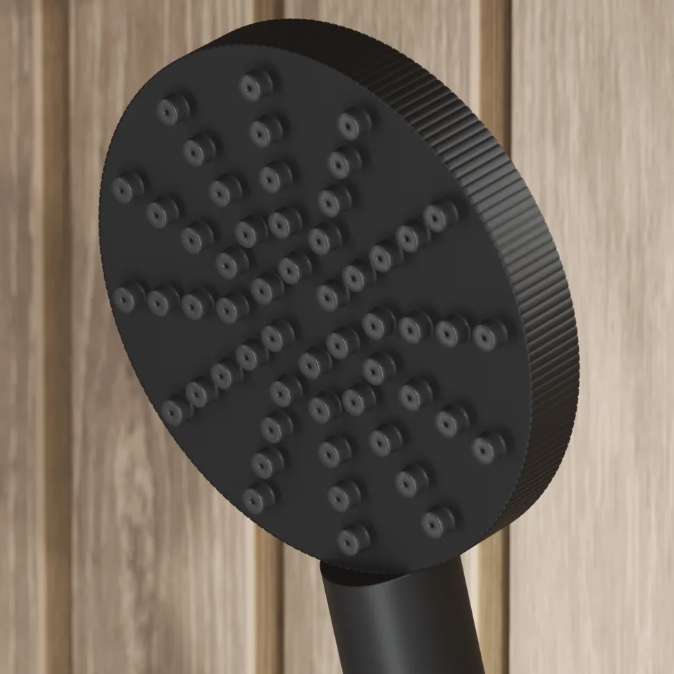 Core Fluted Slide Rail Shower Kit, Shower Handset & Hose