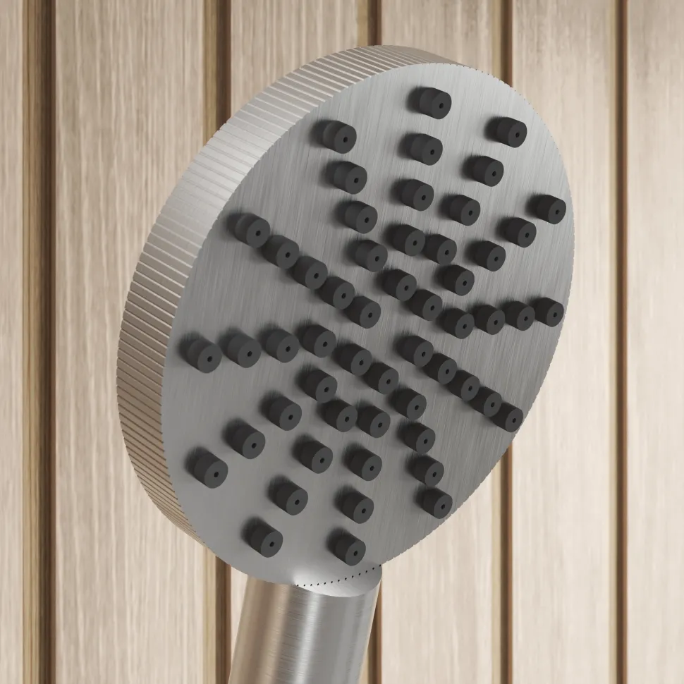 Core Fluted Slide Rail Shower Kit, Shower Handset & Hose