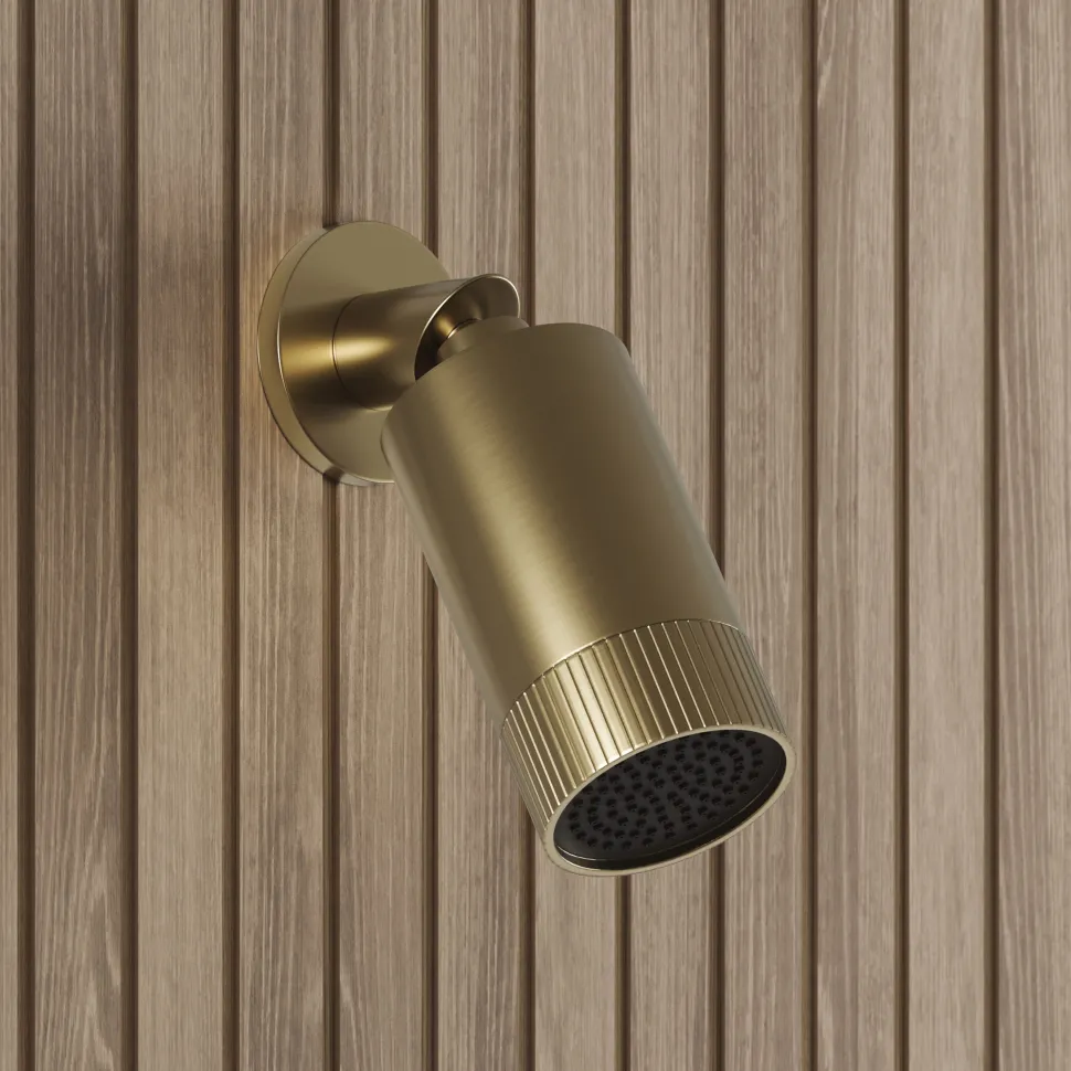 Core Fluted Spotlight Shower Head