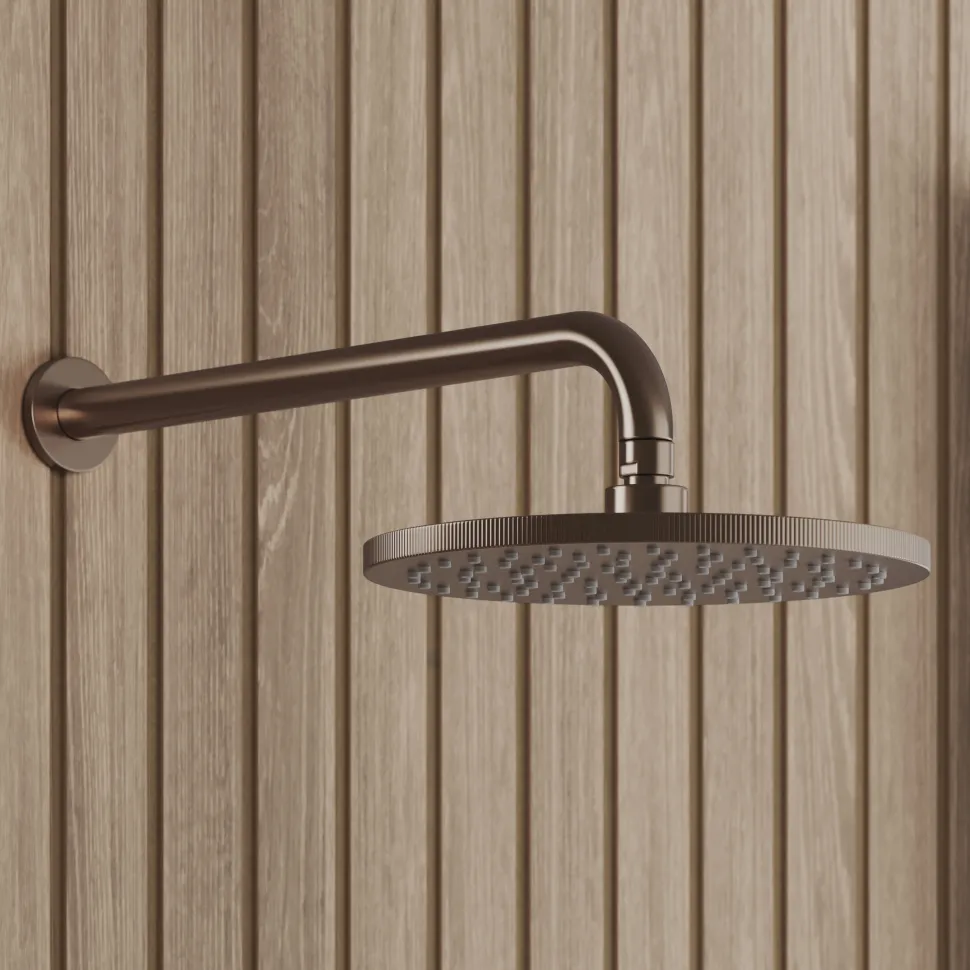 Core 1 Outlet Concealed Shower Valve & Wall Mounted Fixed Shower Head