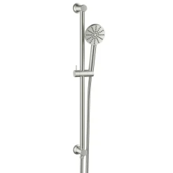 Core 1 Outlet Concealed Shower Valve & Slide Rail Kit with Fluted Handset