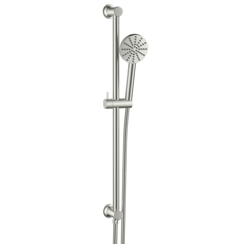 Core 1 Outlet Concealed Shower Valve & Slide Rail Kit with Fluted Handset