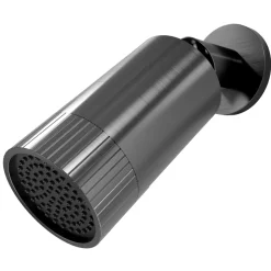 Core 1 Outlet Concealed Shower Valve & Wall Mounted Fluted Spotlight Shower Head