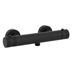 Core 1 Outlet Exposed Thermostatic Bar Valve & Fluted Slide Rail Shower Kit