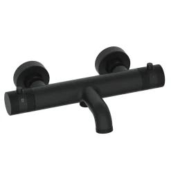 Core 2 Outlet Wall Mounted Bath Shower Mixer with Slide Rail Kit