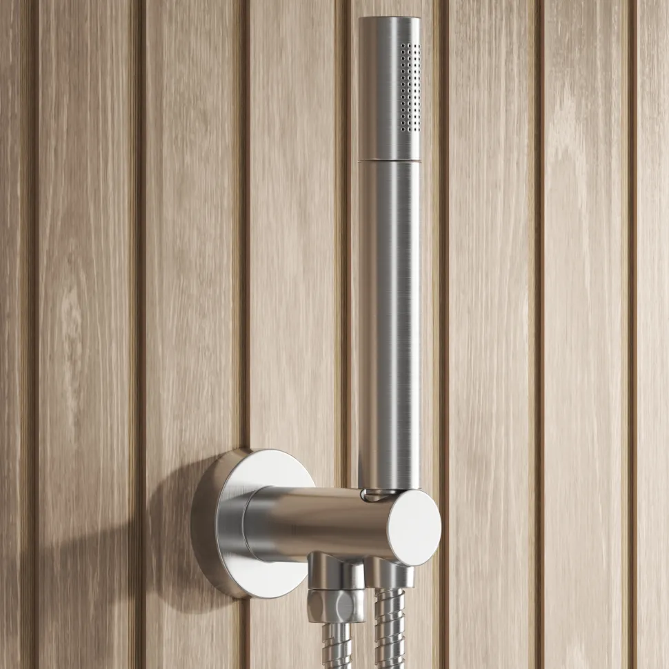 Core Shower Handset, Hose & Wall Outlet