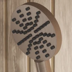 Core Shower Package with 2 Outlet Concealed Valve with Wall Mounted Fluted Spotlight Shower Head & Fluted Handset Slide Rail Kit