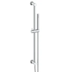 Core Shower Package with 2 Outlet Manual Valve, Fixed Wall Mounted Shower Head & Microphone Handset Slide Rail Kit
