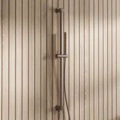 Core Shower Package with 2 Outlet Manual Valve, Fixed Wall Mounted Shower Head & Microphone Handset Slide Rail Kit