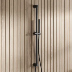 Core Shower Package with 3 Outlet Concealed Valve, Fixed Shower Head, Slide Rail Kit & Overflow Bath Filler