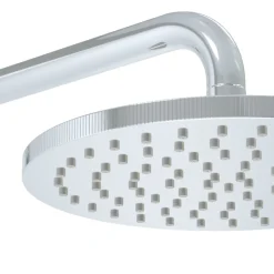 Core Shower Package with 3 Outlet Concealed Valve, Fixed Shower Head, Slide Rail Kit & Overflow Bath Filler
