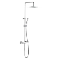 Crosswater Atoll Square Thermostatic Multifunction Shower Kit